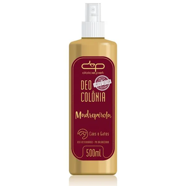Deo Colônia Para Cães E Gatos Solution Dolce Pet Madrepérola 500ml (MP)