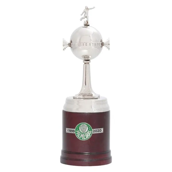 Taça Libertadores 22cm Campeão Palmeiras 2020 - Prata