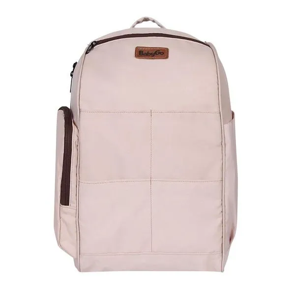 Mochila Maternidade Top Rosa Claro com Trocador Babygo