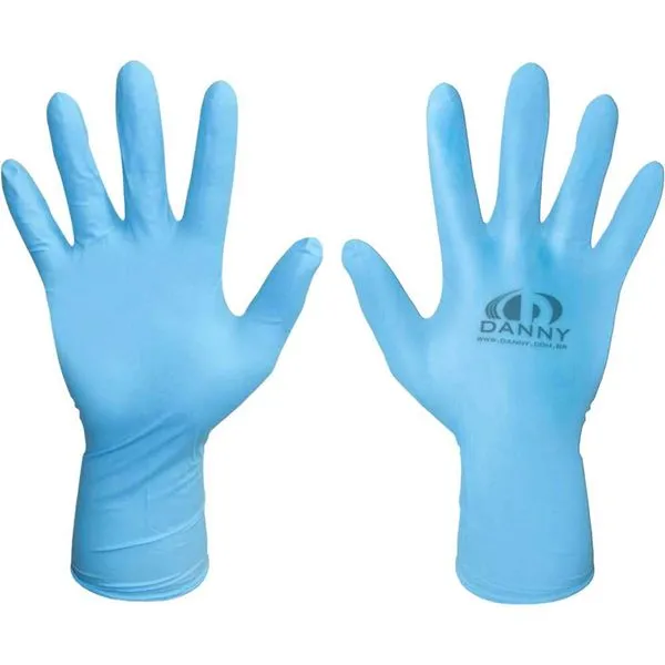 Caixa de Luvas Nitrílicas Azul Sensiflex sem Talco com 100 peças - DANNY M