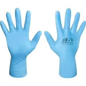 Caixa de Luvas Nitrílicas Azul Sensiflex sem Talco com 100 peças - DANNY G