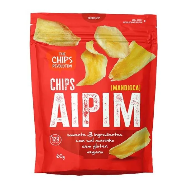 Chips de Aipim The Chips Revolution Mandioca 60g