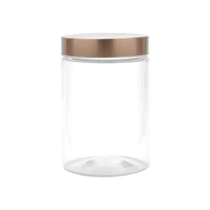 Porta Mantimentos da Bom Gourmet, C/Tampa de Cobre, Vidro, 1,2l - 35299