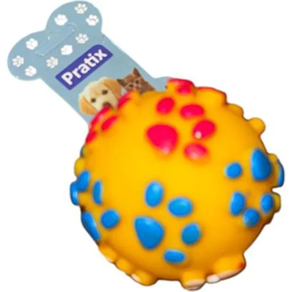 Bola De Borracha Pratix Para Pet 6CM Sortido (MP)