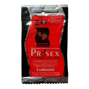 Preservativo Prosex Morango 3 Unidades