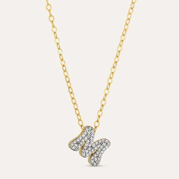 Colar Pingente Inicial Banho De Ouro 18k Letras F