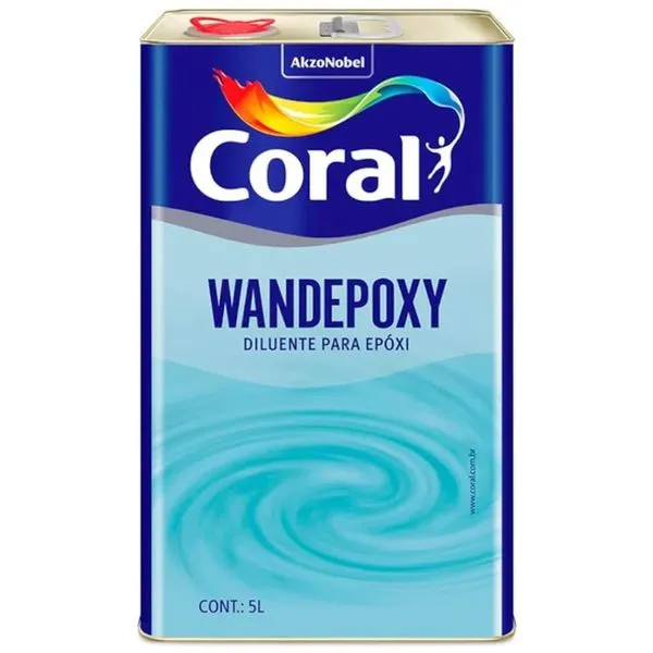 Diluente Wandepoxy 5 Litros - 5202567 - CORAL