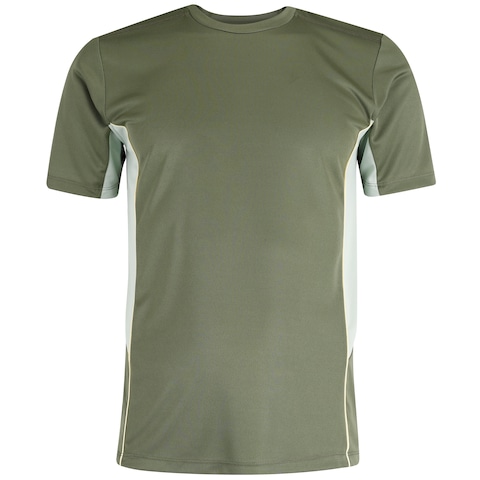 Camiseta Masculina Oxer Manga Curta Recorte com Vivo