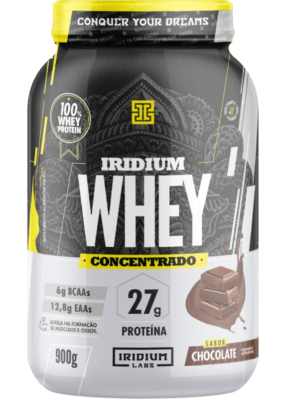 Whey Protein Pote Concentrado Iridium Chocolate 900g