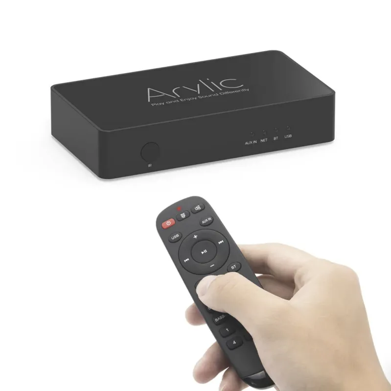 Transmissor streamer Bluetooth Arylic S10 WiFi, AirPlay, Bluetooth 5.0 e Spotify Connect