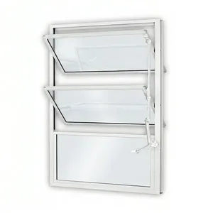 Janela Basculante De Alumínio Vidro Mini Boreal MGM 60x40cm Soft Branco (MP)