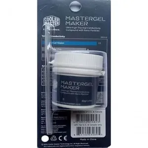 Pasta Térmica Master Gel Maker 40G MGZ-NDBG-N40G-R1 para Cpus e Gpus com Condutividade 11 W-MK Cooler Master Pasta Térmica Master Gel Maker 40G MGZ-NDBG-N40G-R1 Alta Condutividade 11 W-MK Cooler Master