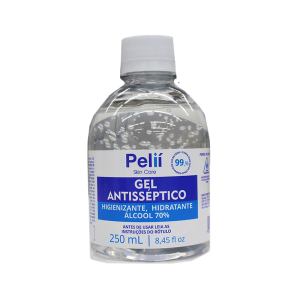 Álcool em Gel 70% Pelii 250ml