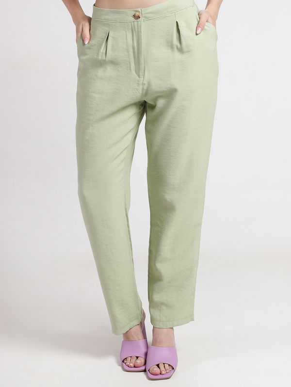 Calça Alfaiataria Autentique Feminina VERDE CLARO GG
