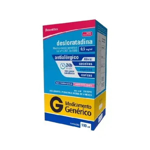 Desloratadina 0,5mg/ml Xarope 100ml Genérico Achê