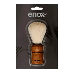 Pincel De Barba Enox Cerdas Naturais Tamanho Pequeno 1 Unidade