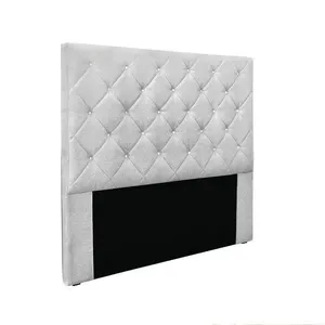 Cabeceira Cama Box Queen 160 Cm Tania Linho Grigio S04 - D'rossi