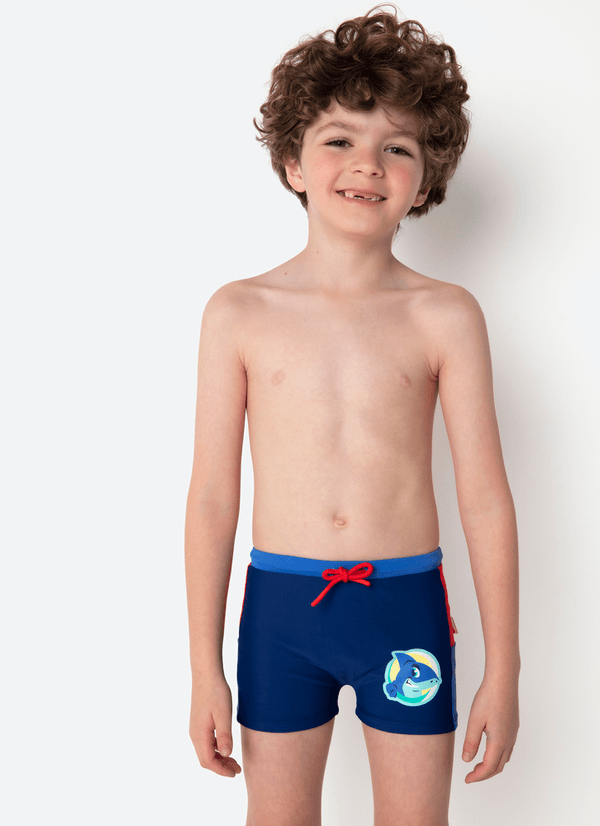Sunga Boxer Menino Tubarão Aloha 8