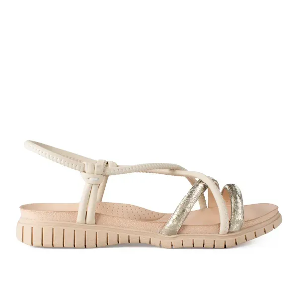 Sandália Campesí Flatform Bege 39