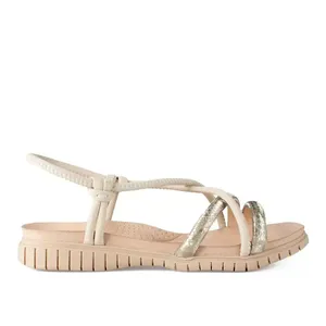 Sandália Campesí Flatform Bege 39