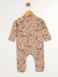 Macacão Infantil Para Bebê - MARROM M