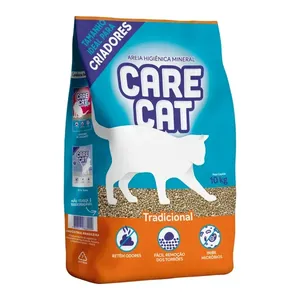Areia Higiênica para Gatos Carecat Tradicional 10 kg