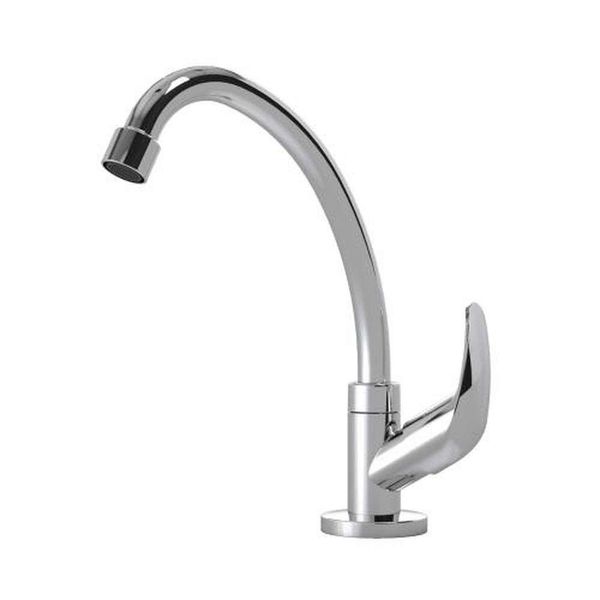 Torneira Mesa Bica Móvel Alta 1168 Monocomando Abs 1/4 De Volta Dn15 - Injet Plast