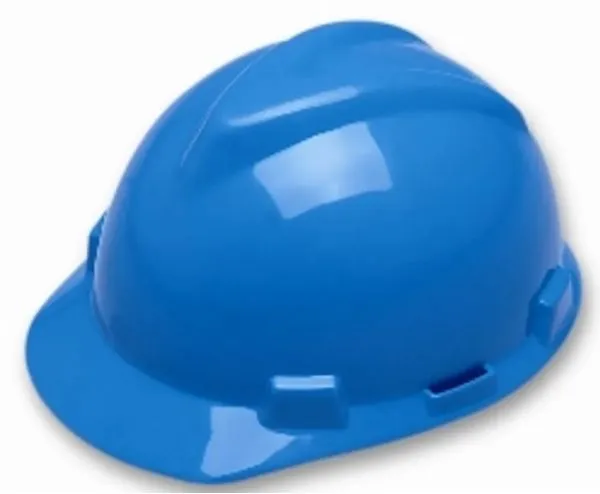 Capacete Aba Frontal com Suspensão de Tecido MSA Capacete V-GARD aba frontal PK azul 311310 - MSA