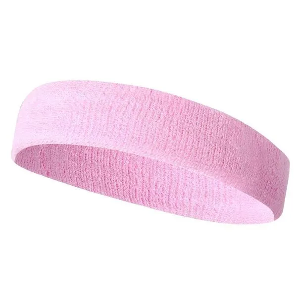 Tiara Esportiva Elástica Alta Absorvente de Suor Respirável Alta Elasticidade Rosa OEM Tiara Esportiva Elástica Alta Absorvente de Suor Respirável Rosa OEM