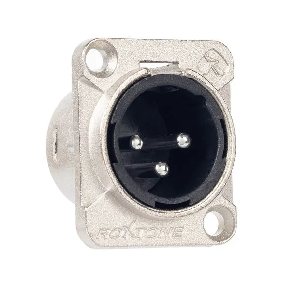 Conector de Áudio XLR Macho de Painel RX3MD-NT