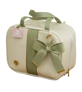 Bolsa Maternidade Porta Mamadeira Malu Gelo/Verde