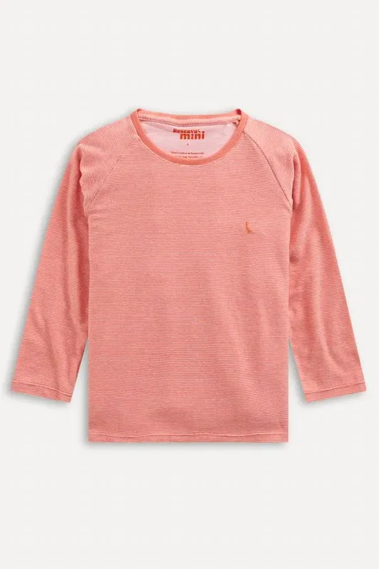Camiseta Mini Plush Biblos Coral - 14