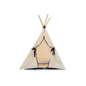 Cabana Casinha Infantil Toca Tenda Barraca de Algodão Preto