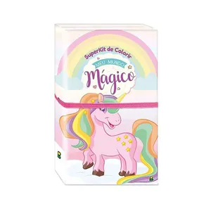 Livro Infantil Super Kit Colorir Meu Mundo Mágico