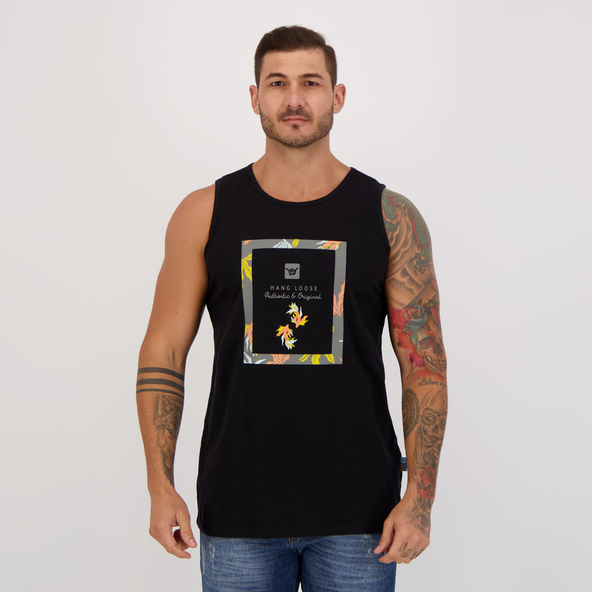 Regata Hang Loose Silk Squarefish Preta
