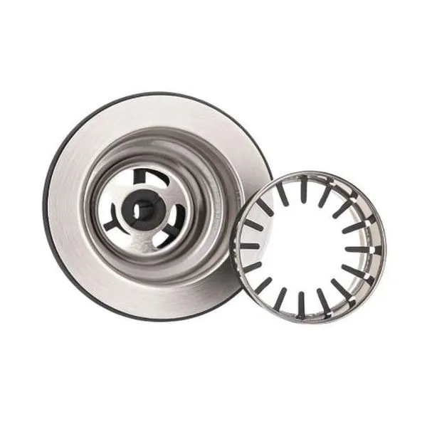 Válvula para Pia Inox 3 1-2 com Puxador Cromado para Controle de Escoamento de Água Pádova Válvula para Pia Inox 3 1-2 com Puxador Cromado para Cozinha Ou Banheiro Pádova
