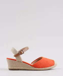 Espadrille Feminino Via Uno Anabela Laranja 39