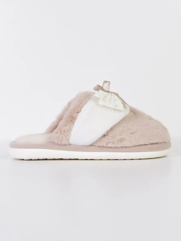 Pantufa Nina Feminina BEGE 37/38