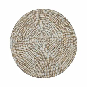 Sousplat em Rattan Le Dhaka Cru 40cm