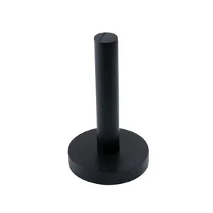 Totem KD de Madeira Preto para Acrílico Personalizado Preta Único