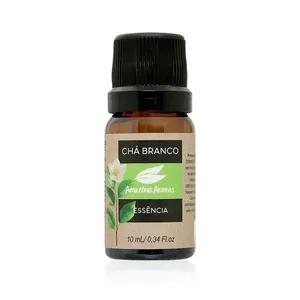 Essência Oleosa Chá Branco 10ML Alta Concentração para Difusores e Velas Amazônia Aromas Essência Oleosa Chá Branco 10ML para Difusores e Velas Amazônia Aromas