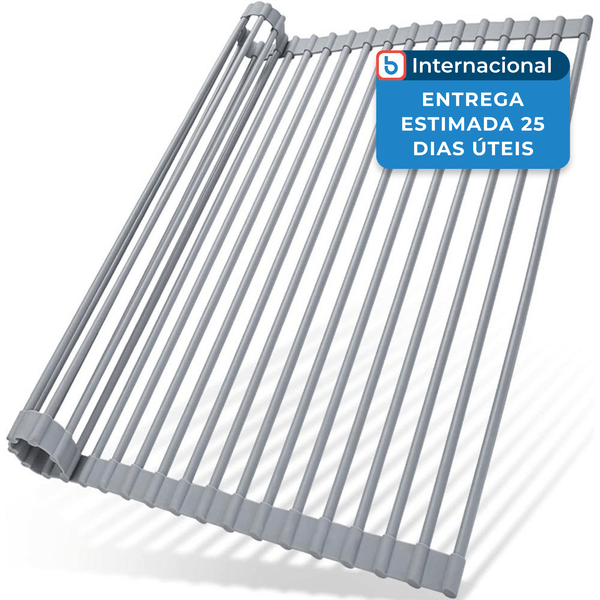 Escorredor De Pratos Ohuhu 44cm Cinza A-MBI
