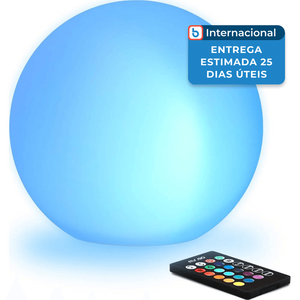 Luminária Mr.Go Decorativo LED 20cm Azul A-MBI