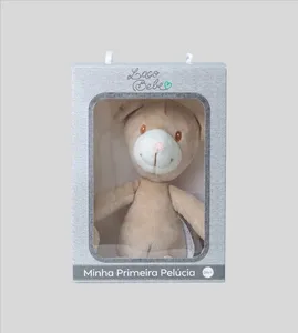 Minha Primeira Pelúcia Urso Bege Bege