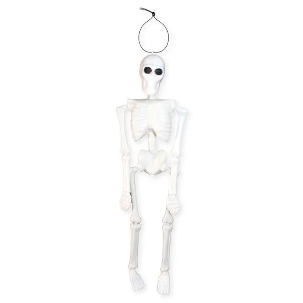 Decoração Halloween Esqueleto 3D Realista com Ossos Articulados Boneco Caveira dia Das Bruxas