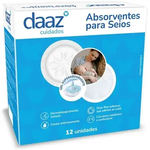 Absorventes Para Seios Daaz 12 Unidades