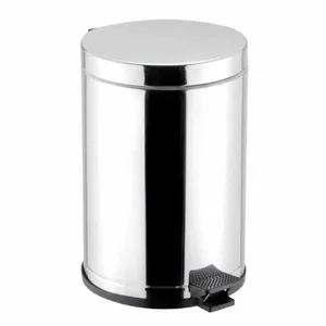 Cesto C- Pedal 10,5l Inox Viel