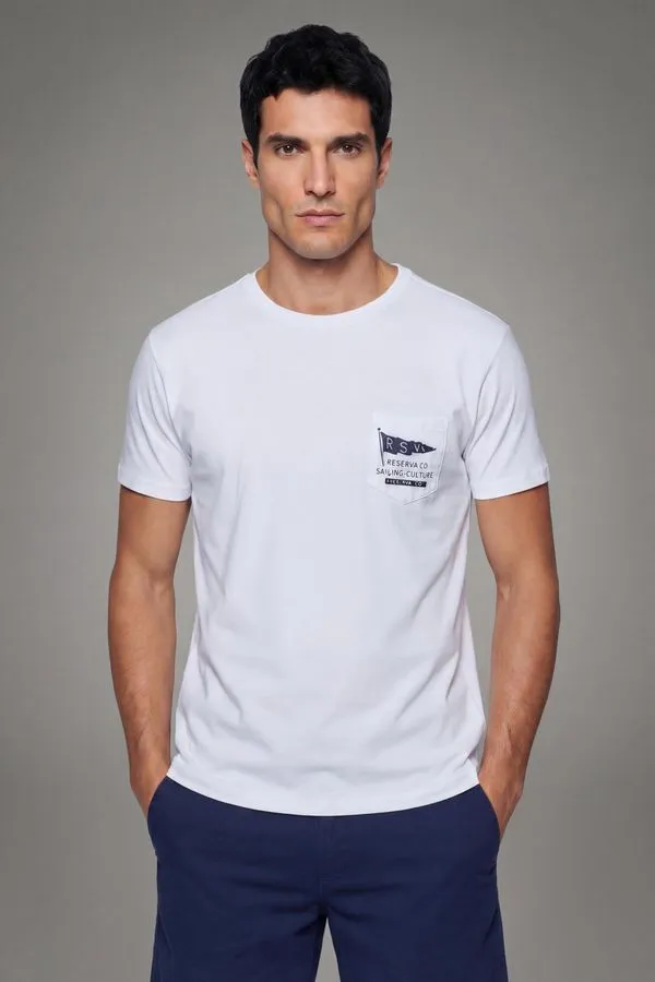 Camiseta Sailing Flag Branco - P