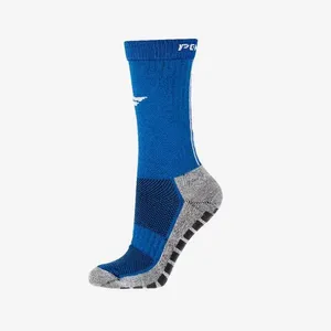 Meia Penalty Grip Antiderrapante Preta 33-38 – Conforto e Aderência para Chuteiras e Tênis - Azul Único
