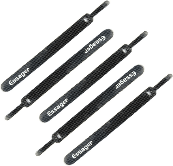 Organizador de Cabos Essager 10 Unidades EXD-KBB01 Preto
